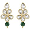 Aheli Crystal Pearl Long Collar con pendientes de caída Conjunto
