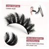 FRCOLOR 4sets Natural False Lashes Eyelashes Extensions Makeup Accessories Kit