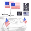 Proyoureye Trunk Mounted Flag Pole Kit Fit for Can-Am Spyder