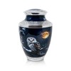 Precious Handicraft Snow OWL Cremation Urn for Human Ashes for