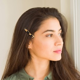 Cobahom Paquete de 6 clips para el pelo de pato, clips de pelo con estampado de leopardo, horquillas de metal para el pelo de pato, chicas, pinzas para el pelo de concha de tortuga para mujer de 2.36 pulgadas