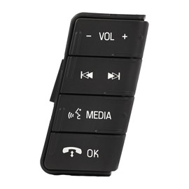 Getfarway Steering Wheel Audio Control Switch Right Side Fit for Ford F-150 F150 2011 2012 2013 2014 Replace# AL3Z-9C888-CA AL3Z9C888CA SW6880 SW-6880 Volume Control Keys Assembly