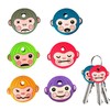 Bansusu 6PCS Key Caps Cartoon Key Cap Cover Cute Monkey