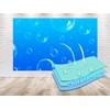 5x3 FT Effervescent Bubbles Backdrop - Vivid Blue Underwater Bubble