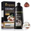 Fvquhvo Brown Hair Dye Shampoo, Instant Hair Color Shampoo, Colors