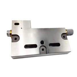 BJTDLLX High Precision Stainless Steel Bench Vise, 4 Inch Jaw Opening, 0-100mm Clamping Range, 3Kg Load, HRC50-55 Hardness