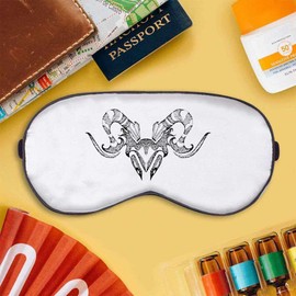 'Aries Ram Head' Sleep/Travel Eye Mask (EY00001606)