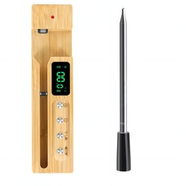 FIYAPOO Smart Bluetooth Meat Thermometer Wireless Grill Meat Thermometer