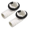 uxcell Air Conditioner Drain Hose Connector Elbow Fitting with Rubber