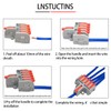 Insert Connector with Locking Screws, CESFONJER Terminal Block 1-in-5 Au,