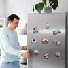 Konohan 12 Pcs Boston Magnets for Refrigerator Metal USA Fridge