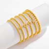 Kenivira Gold Beaded Bracelets for Women, Stackable Gold Initial Bracelets