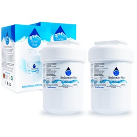 2-Pack Replacement for General Electric GSHF3KGZBCWW Refrigerator Water Filter - Compatible with General Electric MWF, MWFP Fridge Water Filter Cartridge