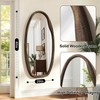 JJUUYOU Irregular Wall Mirror Asymmetrical Bathroom Mirrors for Wall 40"X20"