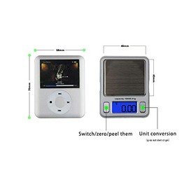 BE-TOOL Mini Jewellery Scales, Mini Digital Weighing Scales Portable Pocket Jewellery Scales 100g x 0.01g High Accuracy Electronic Balance Device