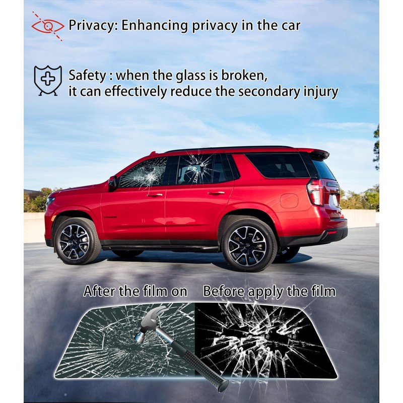 AUTOTEK Precut Windows Tint Film All Sides Cars Sun Blocking