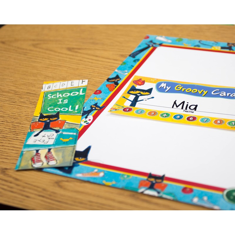 Edupress Pete the Cat School is Cool Bookmarks - EP62689