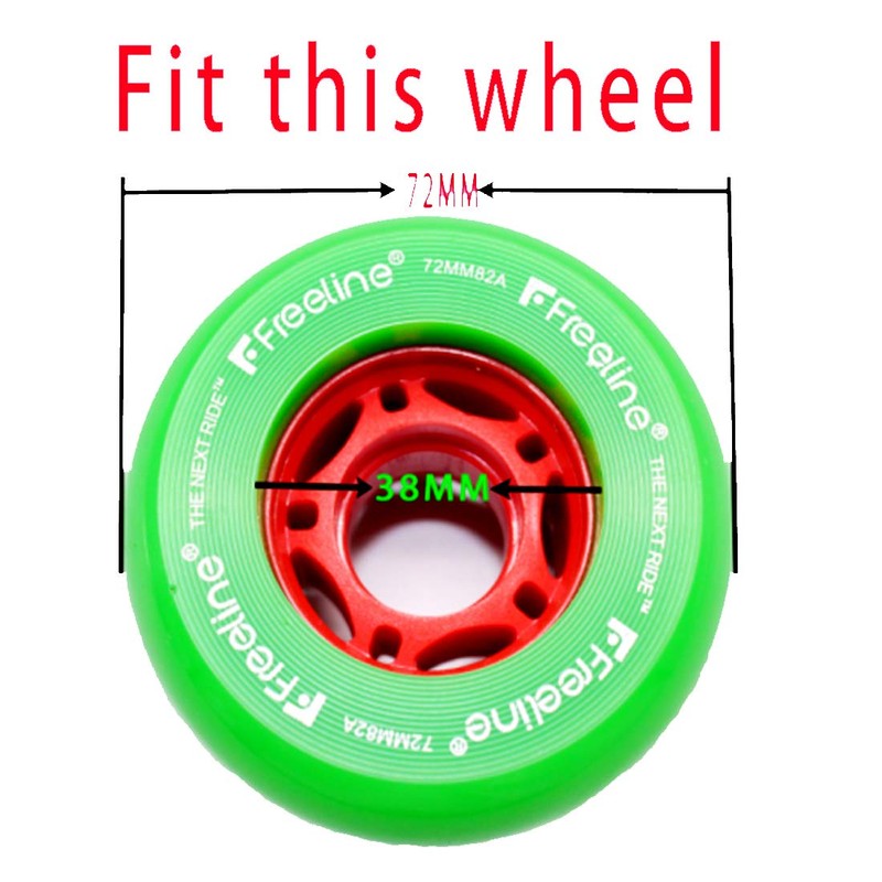 vanpro DIY Electric Skateboard 7243 70MM Wheel Pulleys Kit Double
