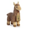 Aurora, 35038, Eco Nation Llama Tan, 11In, Soft Toy, Brown