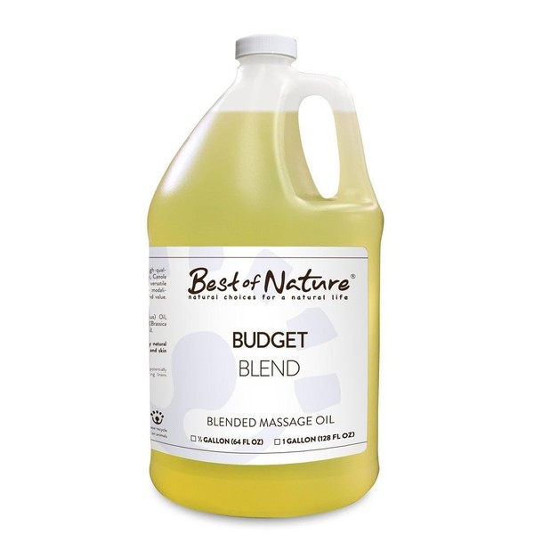 Best of Nature Budget Blend Massage & Body Oil (Half Gallon)