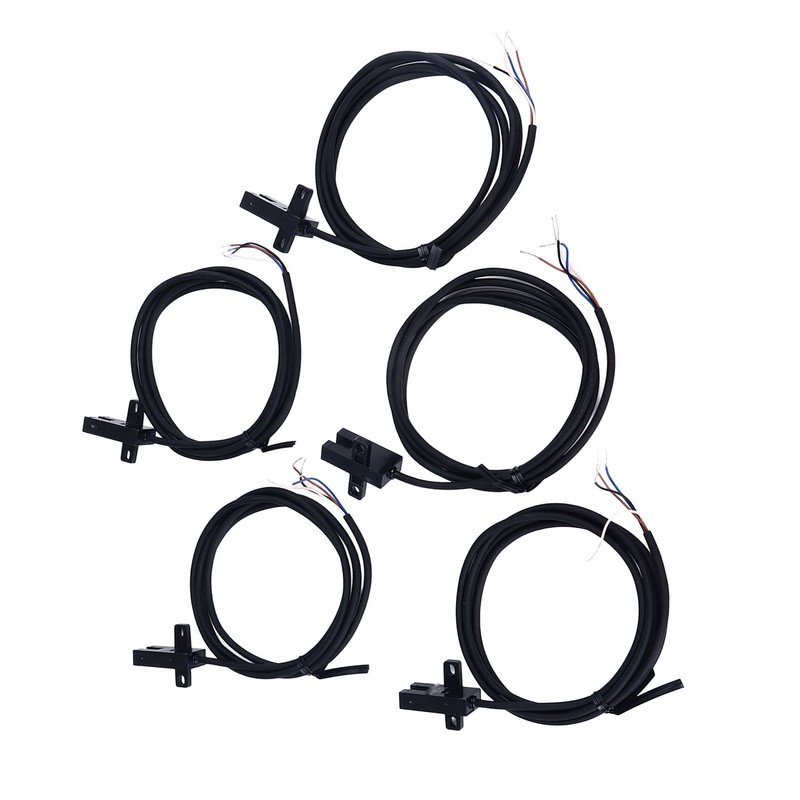 5Pcs Photoelectric Switch Sensor U Shaped Slot Photoelectric Switch Accessory