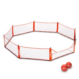 GoSports Gagagon Portable Gaga Ball Pit for Indoor or Outdoor Games; Choose from 10 ft, 15 ft, or 20 ft