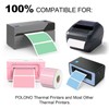 Misofuki - Rollo de etiquetas térmicas directas rectangulares de 2,25