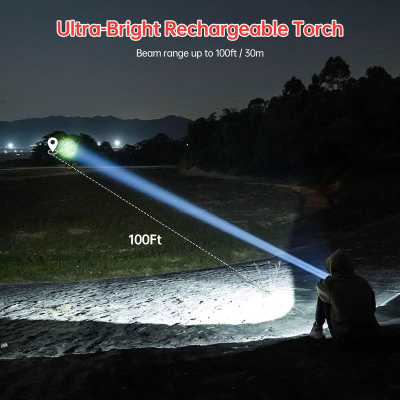 Magnetic Work Light, Rechargeable LED Work Light 400LM, Portable COB