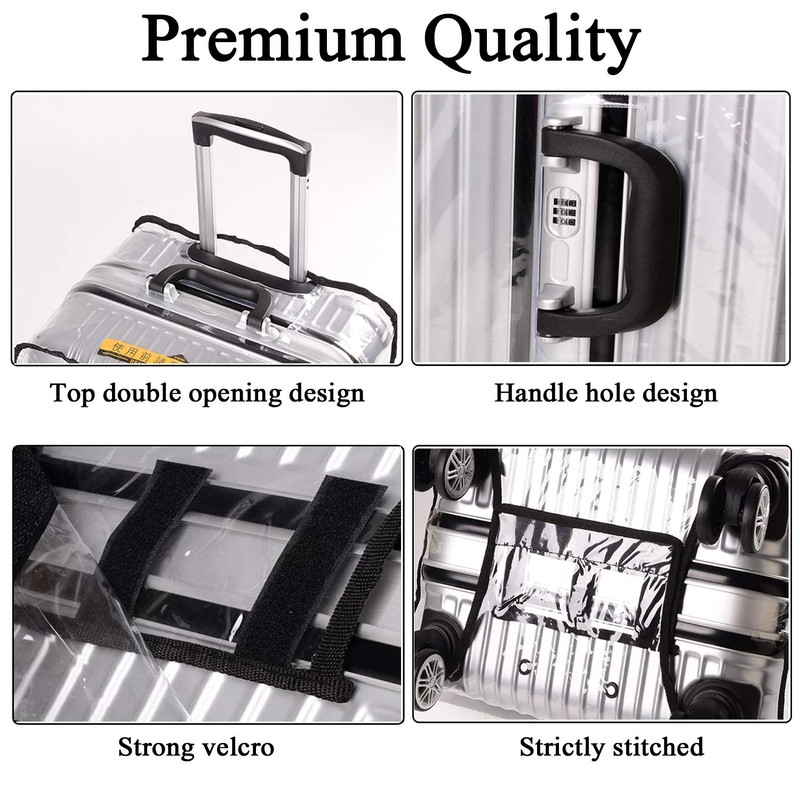 Transparent Suitcase Protector Cover 30 Inch