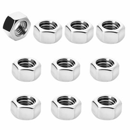 10pcs M2.5 Hex Nuts 304 Stainless Steel Screw Hex Nuts Hex Nuts Hex Width 0.02 inch (5 mm) Height 0.08 inch (2 mm) Pitch