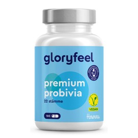 Premium Probivia Culture Complex - Brand Raw Material Howaru - 22 Strains & Inulin - Including Lactobacillus, Bifidobacterium - 10 billion CFU per day - 180 Enteric Juice-Resistant Capsules