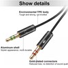 Generic 3.5mm Headset Adapter Splitter Jack Cable Separate Audio and