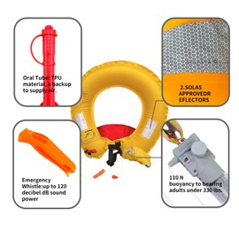 Automatic Inflatable Belt Pack,Life Jacket Waist Belt PFD,Life Belt Pack for Adults, Weight Over 220 pounds(Pink Camouflage)