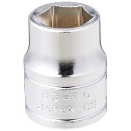 KTC Socket Wrench, Hex B3-10, Side Dimension: 10 x Drive Angle 9.5mm