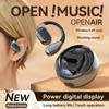 Wireless AI Translation Earbuds, Bluetooth 5.4 Open-Ear Bone Conduction Headphones,