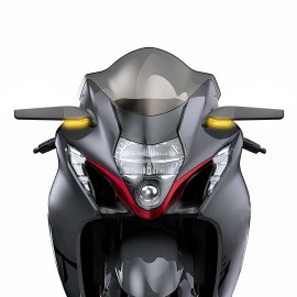 XM Adjustable Rearview Wind Wing Mirrors w/LED Lights For Suzuki GSXR1000 2001-2024