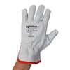 WolfPack Work Gloves Leather Flower 7 Inches with Hanger (Pair)