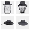 Mosquito Head Net Hat Midge Hat with Removable Net Wide