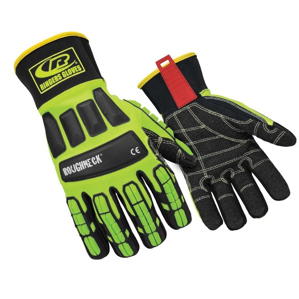 Ansell RINGERS R-297 Heavy Duty Industrial Padded Impact Protection Gloves