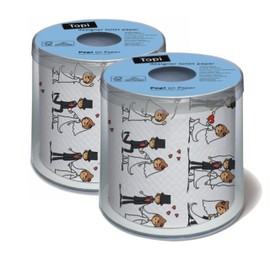 'Toilet roll "Wedding Day – A Sweet Attention For Bathroom