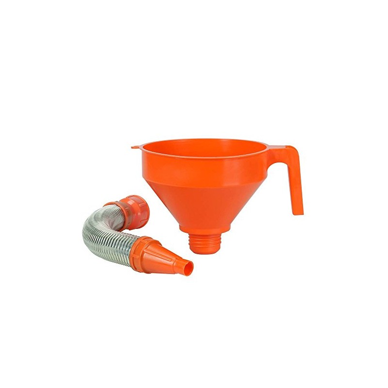 Pressol 02675 Funnel with Flexible Spout of Metal, 160 mm,