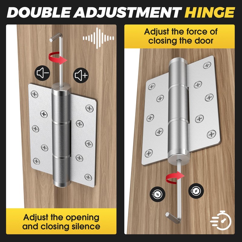 5 "self Closing Door Hinges, Automatic Closing Door Hinge, Spring