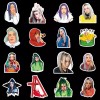 Billie Eilish 50 Calcomanias Stickers Cantante Contra Agua