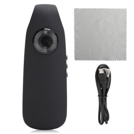 Fdit Mini Body Camera, HD 1080P Mini Bodycam Dash Cam Mini Camcorder Back Clip Mounted Motorcycle Bicycle Motion Camera, Loop Recording Support