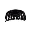 3.75 inch Concentric Circles Jaw Clip - Black