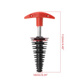 PRO CAKEN Universal 0.39-1.29 inch 10-33MM Muffler Exhaust Wash Plug for Motorcycle Dirt Bike ATV 2 Stroke Rubber Exhaust Silencer