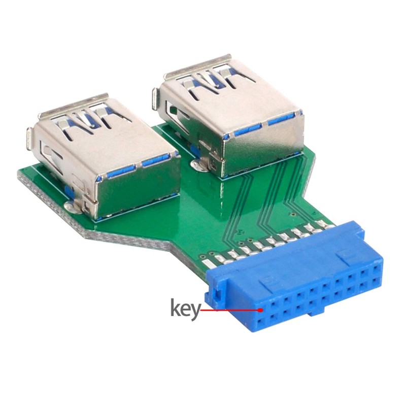 Chenyang USB 3.0 20 Pin Motherboard Header Adapter USB 3.0