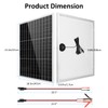 50 Watt Solar Panel Kit 12 Volt Monocrystalline Solar Panel