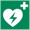 Holthaus Medical Rescue Sign Defibrillator Sign Notice Board Photoluminescent 20