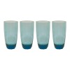 Home Ideas Set 4 Vasos High Ball Liso Acrilico Azul